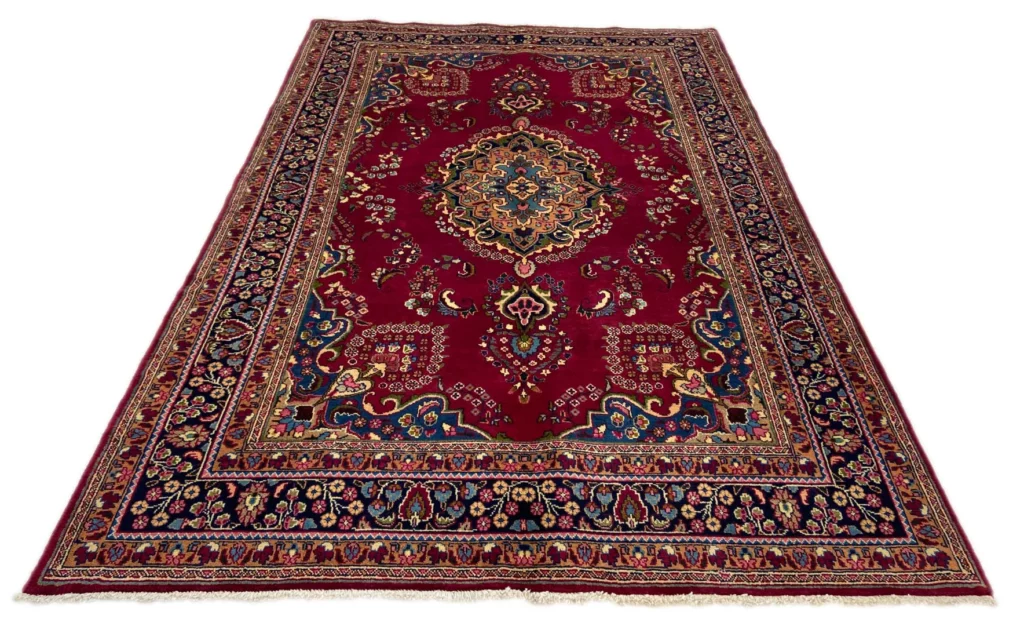 Persian Rug Mashhad 290 x 198 cm Wool Hand-knotted