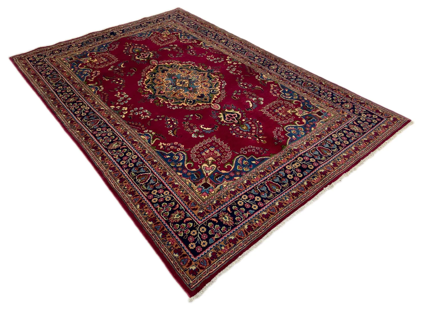 Persian Rug Mashhad 290 x 198 cm Wool Hand-knotted
