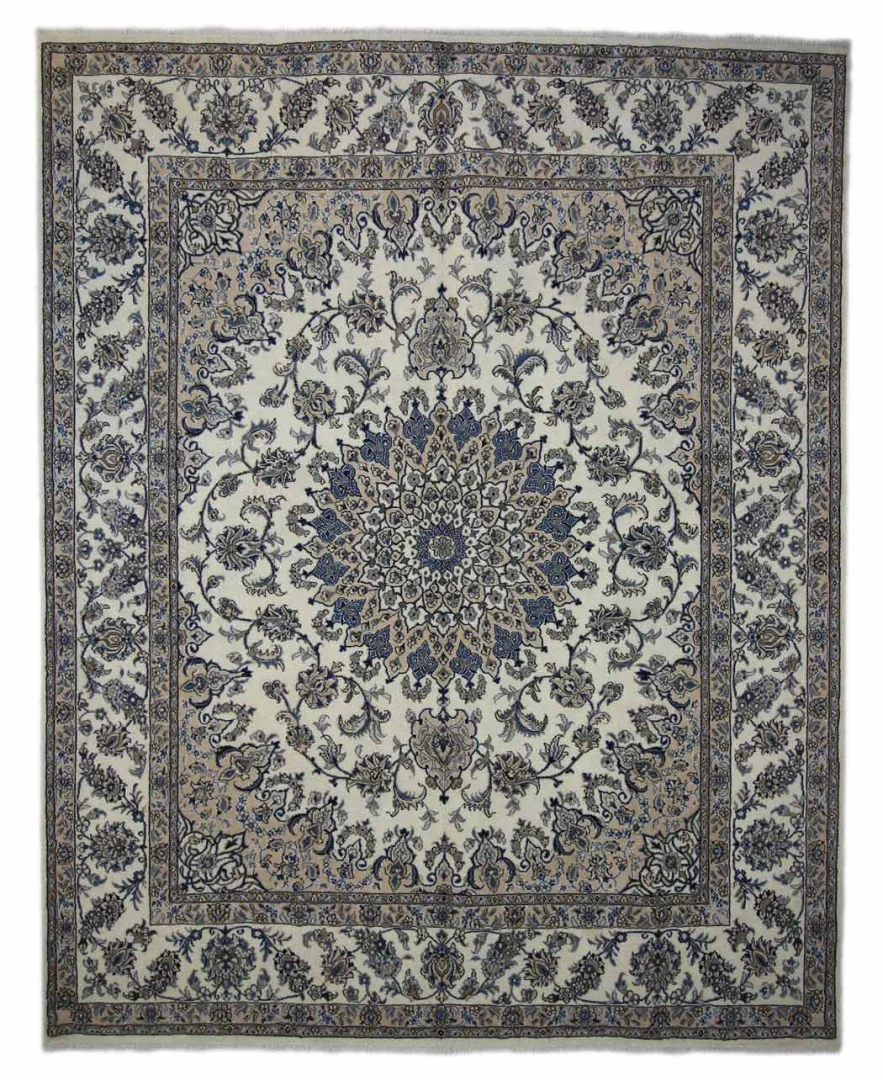 handgeknupfter-nain-300-x-240-cm-4-lah-florales-design-orientteppich Persian Rug Nain 300 x 240 cm Wool Hand-knotted