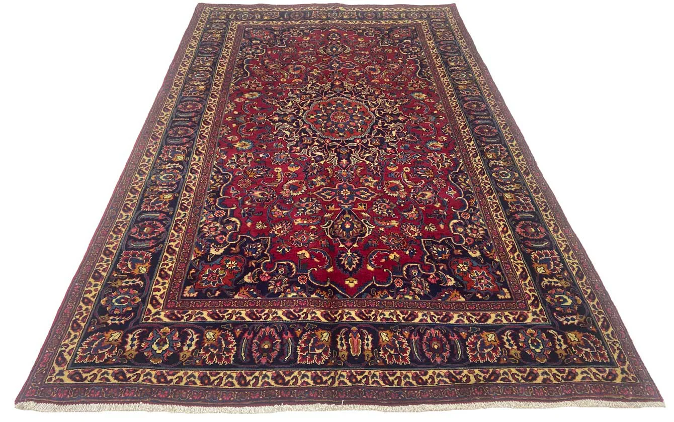 Persian Rug Mashhad 315 x 193 cm Wool Hand-knotted