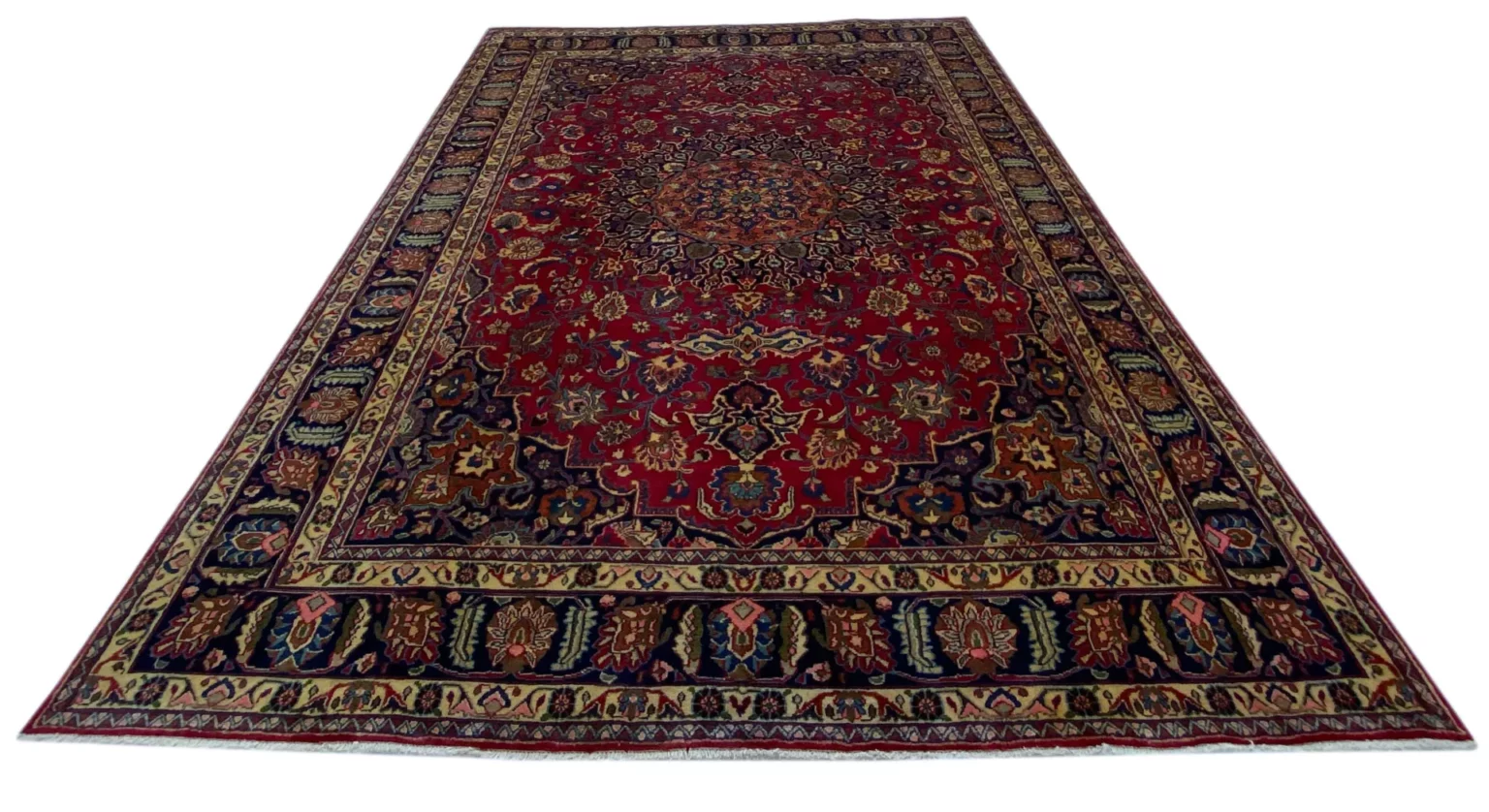 Persian Rug Mashhad 333 x 243 cm Wool Hand-knotted