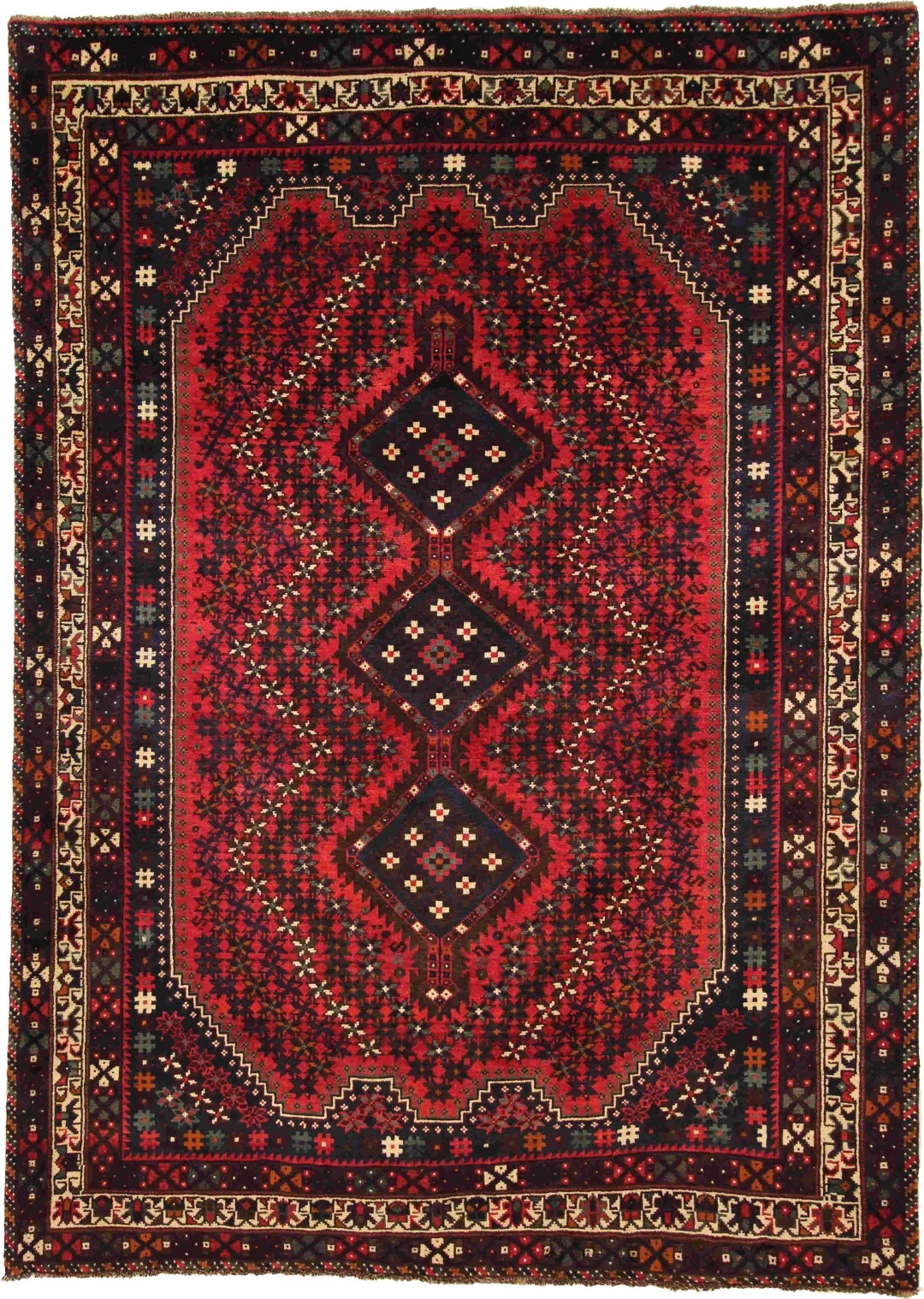 Persian Rug Shiraz 277 x 200 cm Wool Hand-knotted