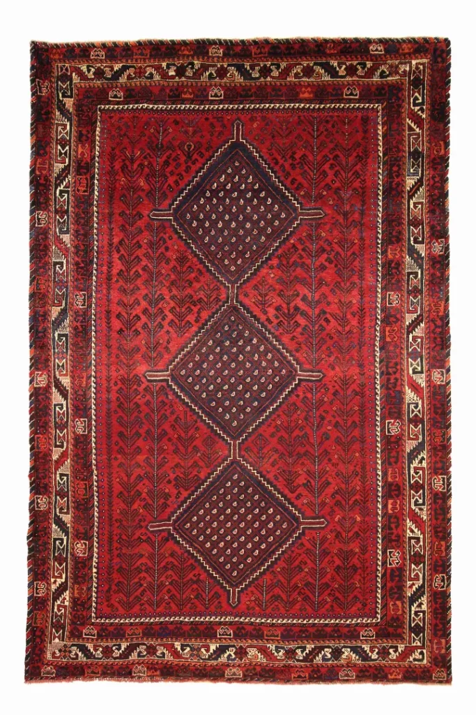 Persian Rug Shiraz 308 x 208 cm Wool Hand-knotted