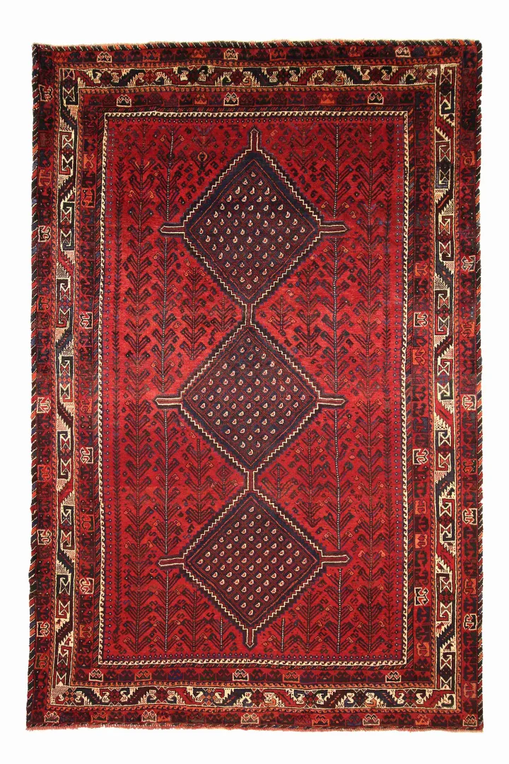 Persian Rug Shiraz 308 x 208 cm Wool Hand-knotted