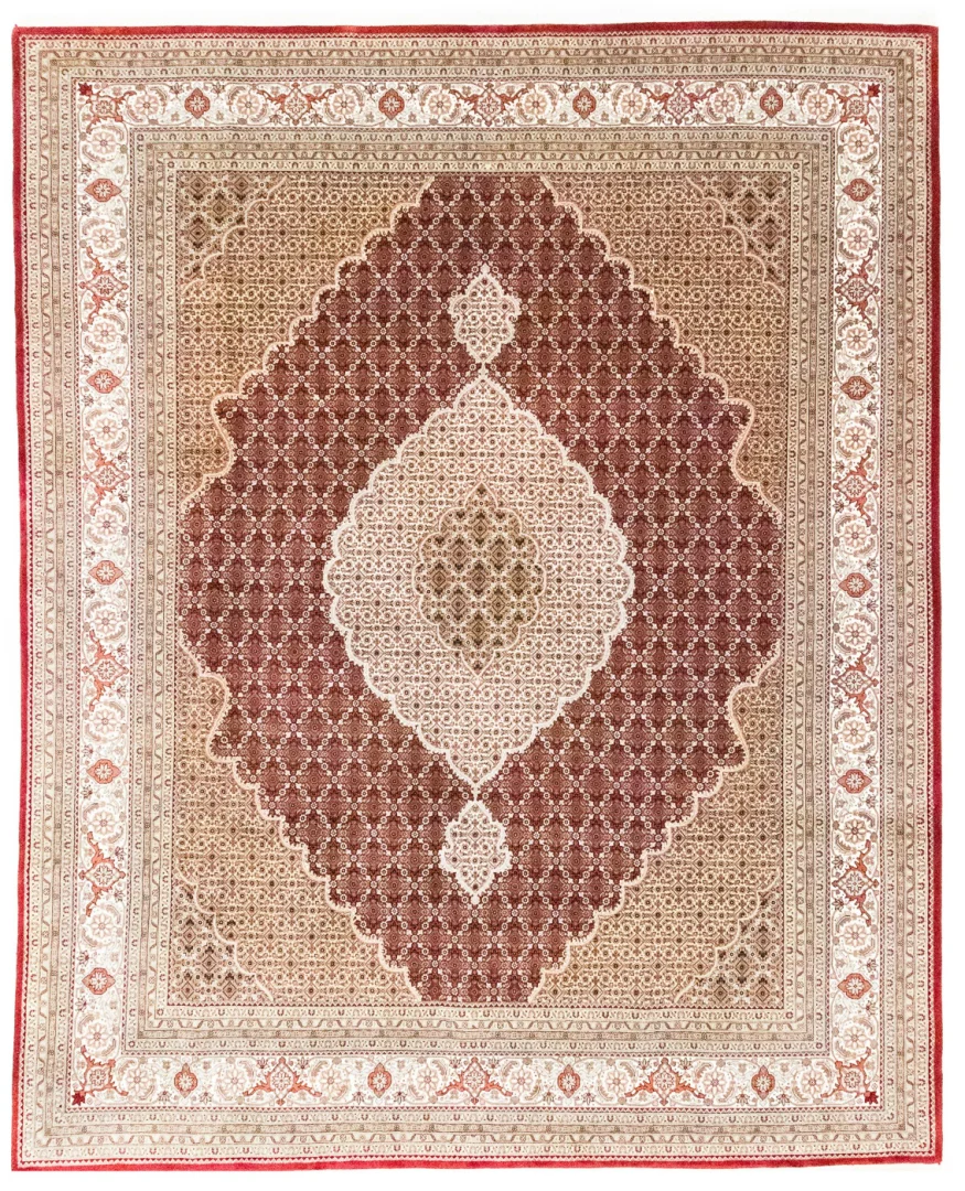 tabris-orientteppich-306-x-249-cm-50-raj-handgeknupft-fur-teppiche Oriental Rug Tabriz 306 x 249 cm Wool-Silk Hand-knotted