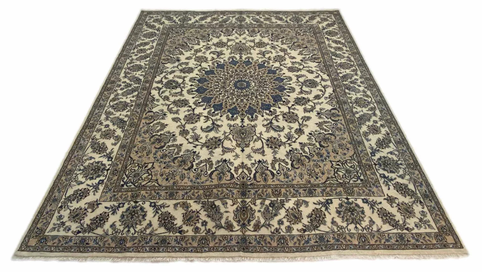 handgeknupfter-nain-300-x-240-cm-4-lah-florales-design-orientteppich-1 Persian Rug Nain 300 x 240 cm Wool Hand-knotted