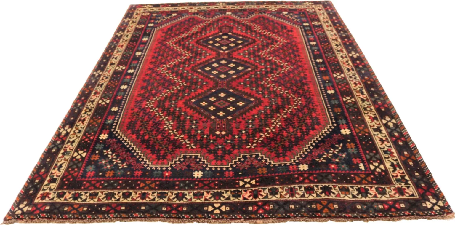 Persian Rug Shiraz 277 x 200 cm Wool Hand-knotted