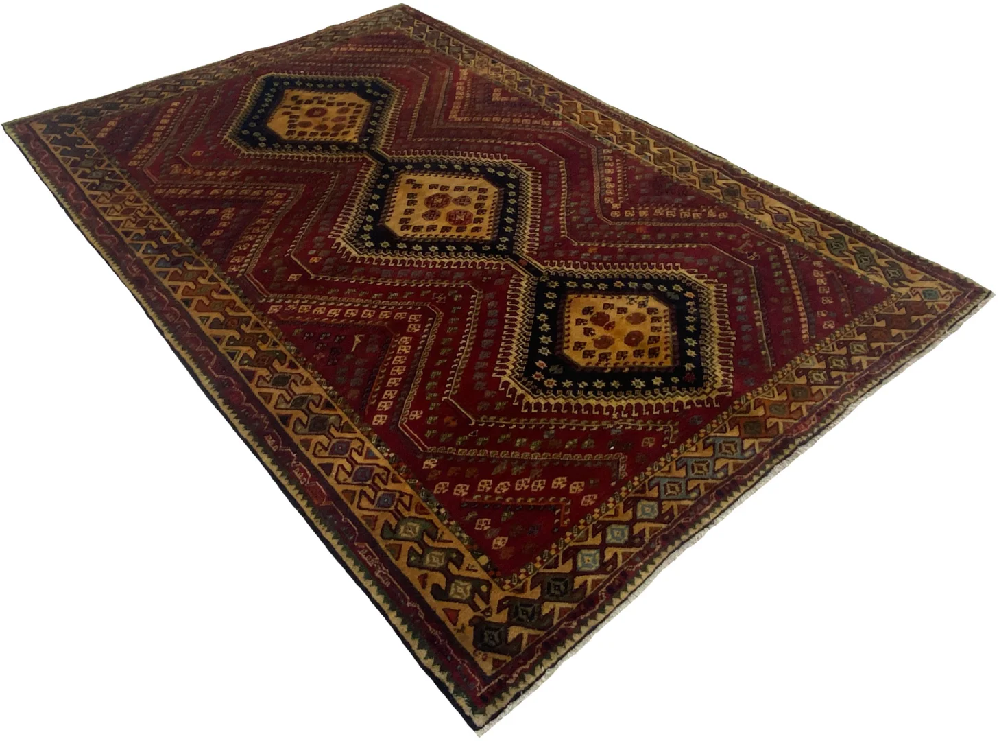 Persian Rug Shiraz 292 x 197 cm Wool Hand-knotted