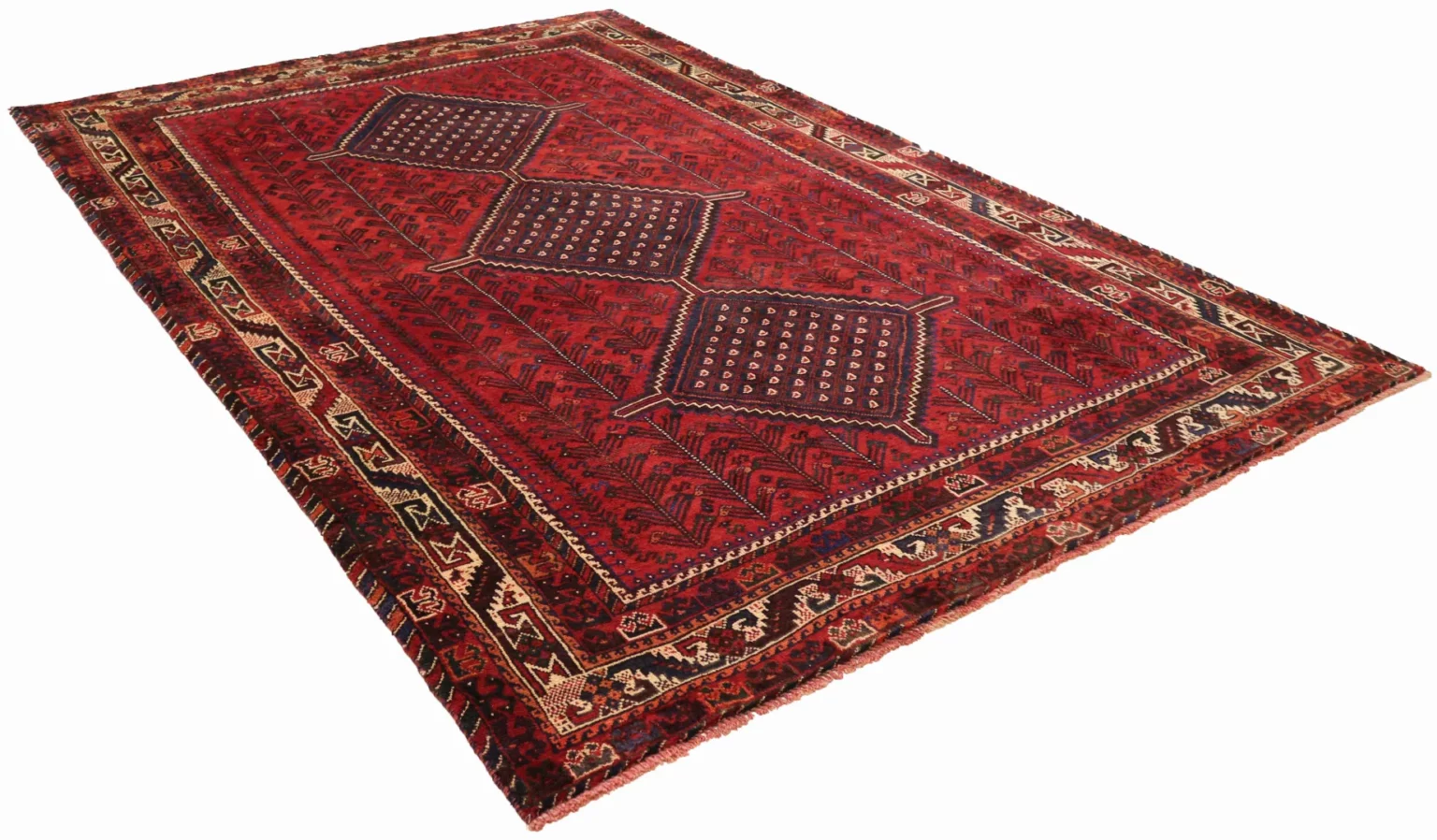 Persian Rug Shiraz 308 x 208 cm Wool Hand-knotted