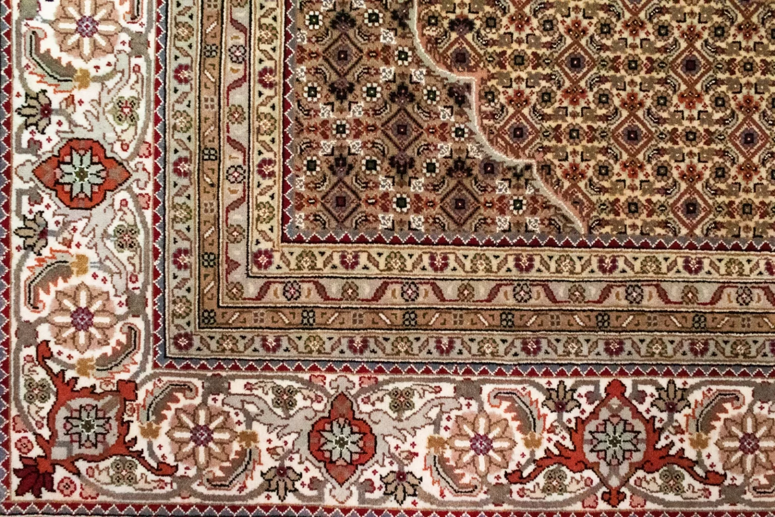 tabris-orientteppich-306-x-249-cm-50-raj-handgeknupft-fur-teppiche-5 Oriental Rug Tabriz 306 x 249 cm Wool-Silk Hand-knotted