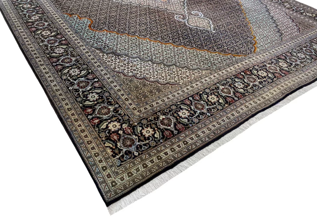 Persian Rug Tabriz 350x250 cm Wool Silk Hand-knotted