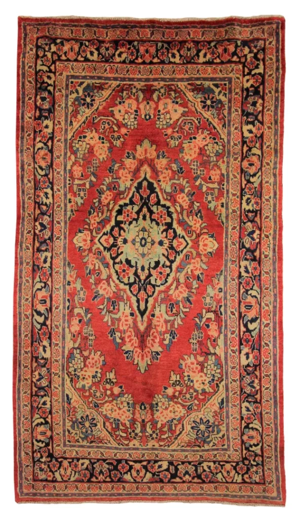 mahal-orientteppich-240-x-134-cm-100000-knoten-m-handgeknupft Persian Rug Mahal 240 x 134 cm Hand-knotted
