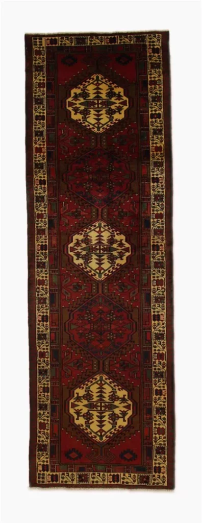 Persian Rug Meshkin 315 x 100 cm Wool Hand-knotted