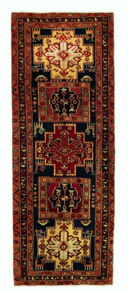 Persian Rug Meshkin 315 x 120 cm Wool Hand-knotted