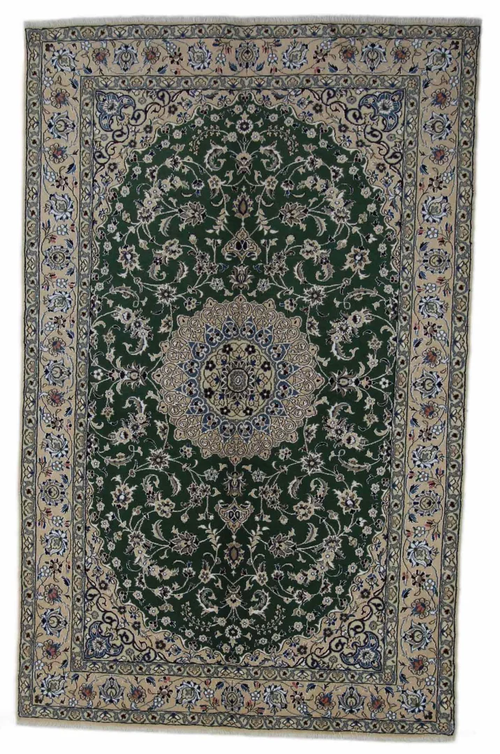 Oriental Rug Nain 242 x 153 cm Hand-knotted