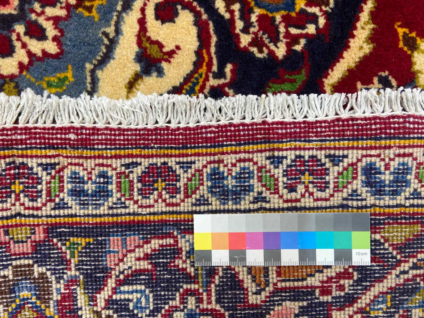 keshan-teppich-230x142-cm-150000-knoten-handgeknupft-orientteppich-4 Persian Rug Kashan 230 x 142 cm Wool Hand-knotted