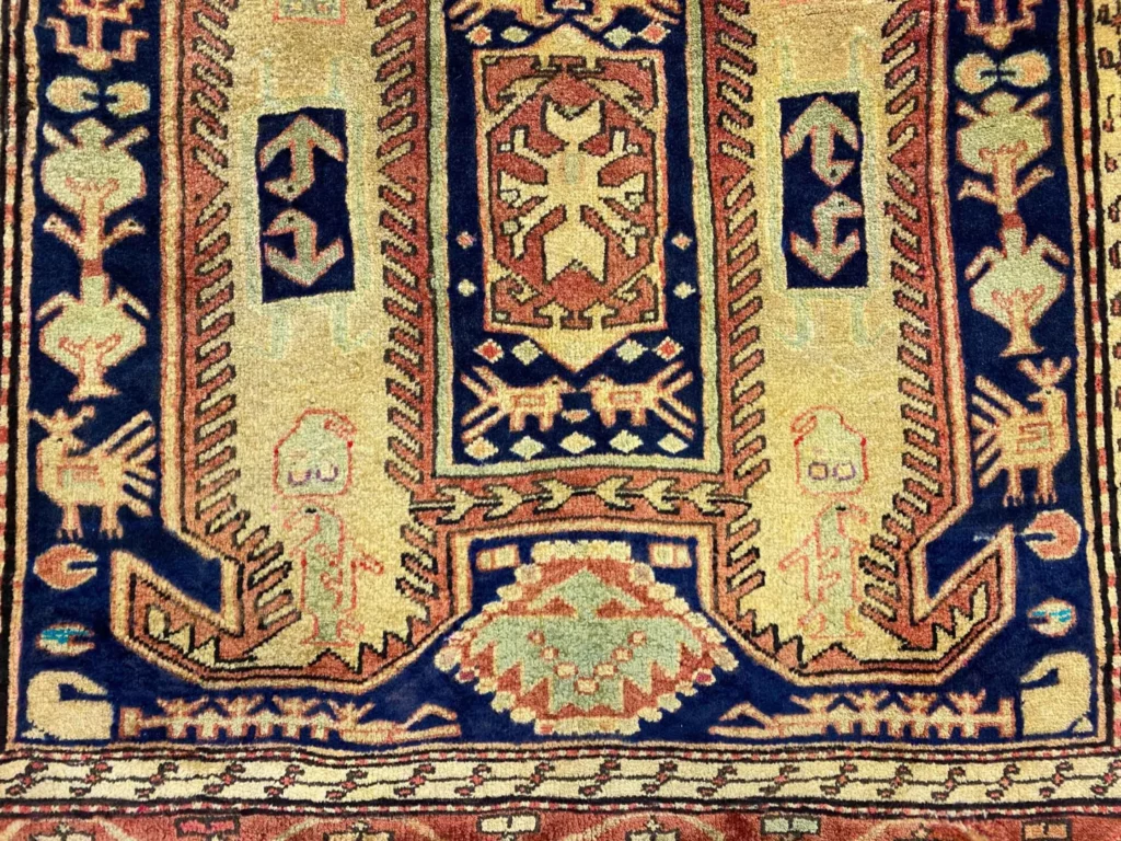 Persian Rug Meshkin 282 x 120 cm Wool Hand-knotted