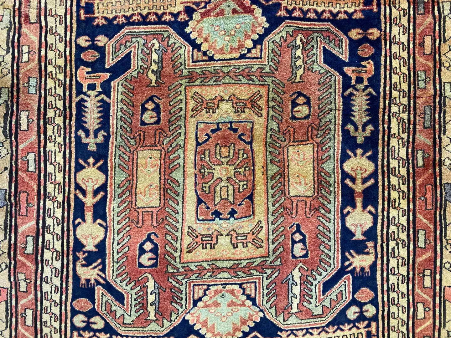 Persian Rug Meshkin 282 x 120 cm Wool Hand-knotted