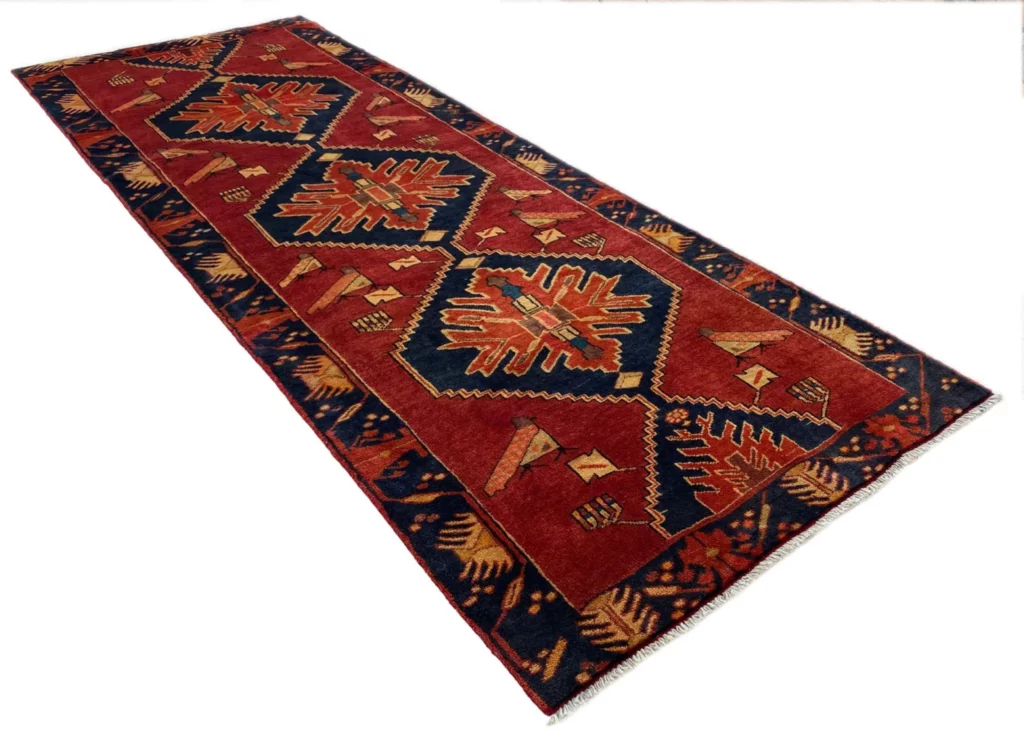 Persian Rug Meshkin 293 x 105 cm Wool Hand-knotted