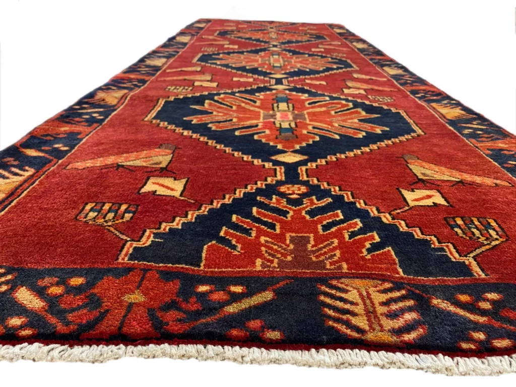Persian Rug Meshkin 293 x 105 cm Wool Hand-knotted