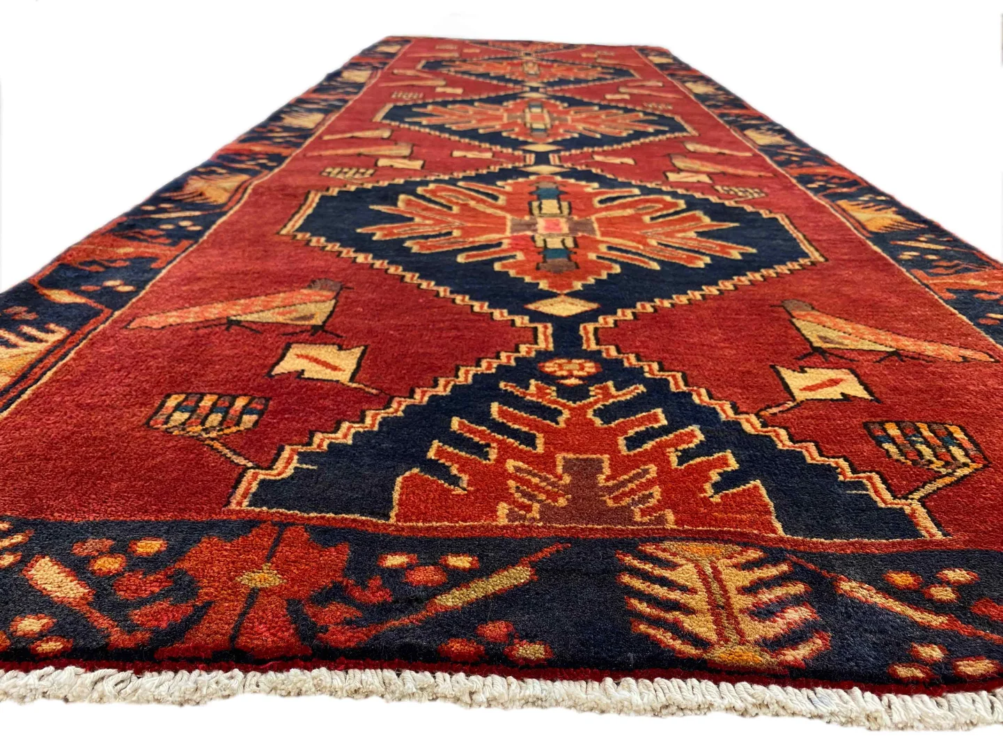 Persian Rug Meshkin 293 x 105 cm Wool Hand-knotted