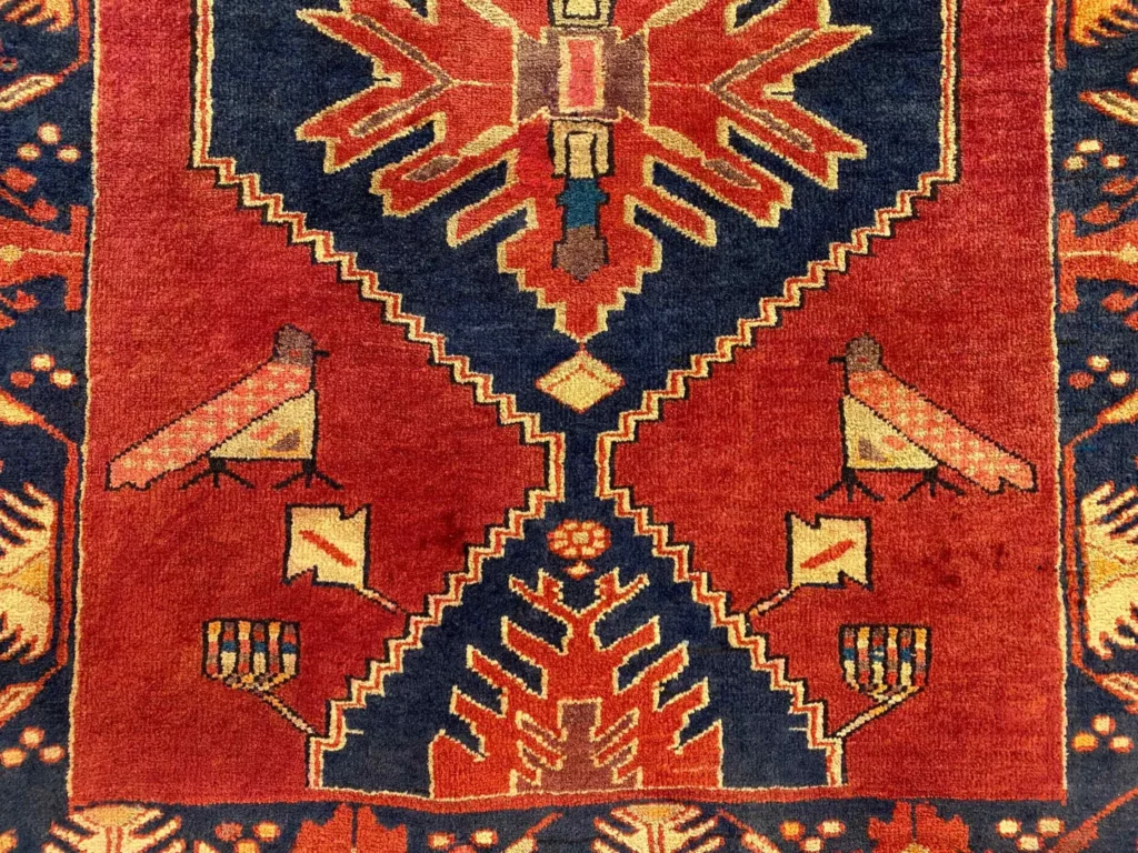 Persian Rug Meshkin 293 x 105 cm Wool Hand-knotted