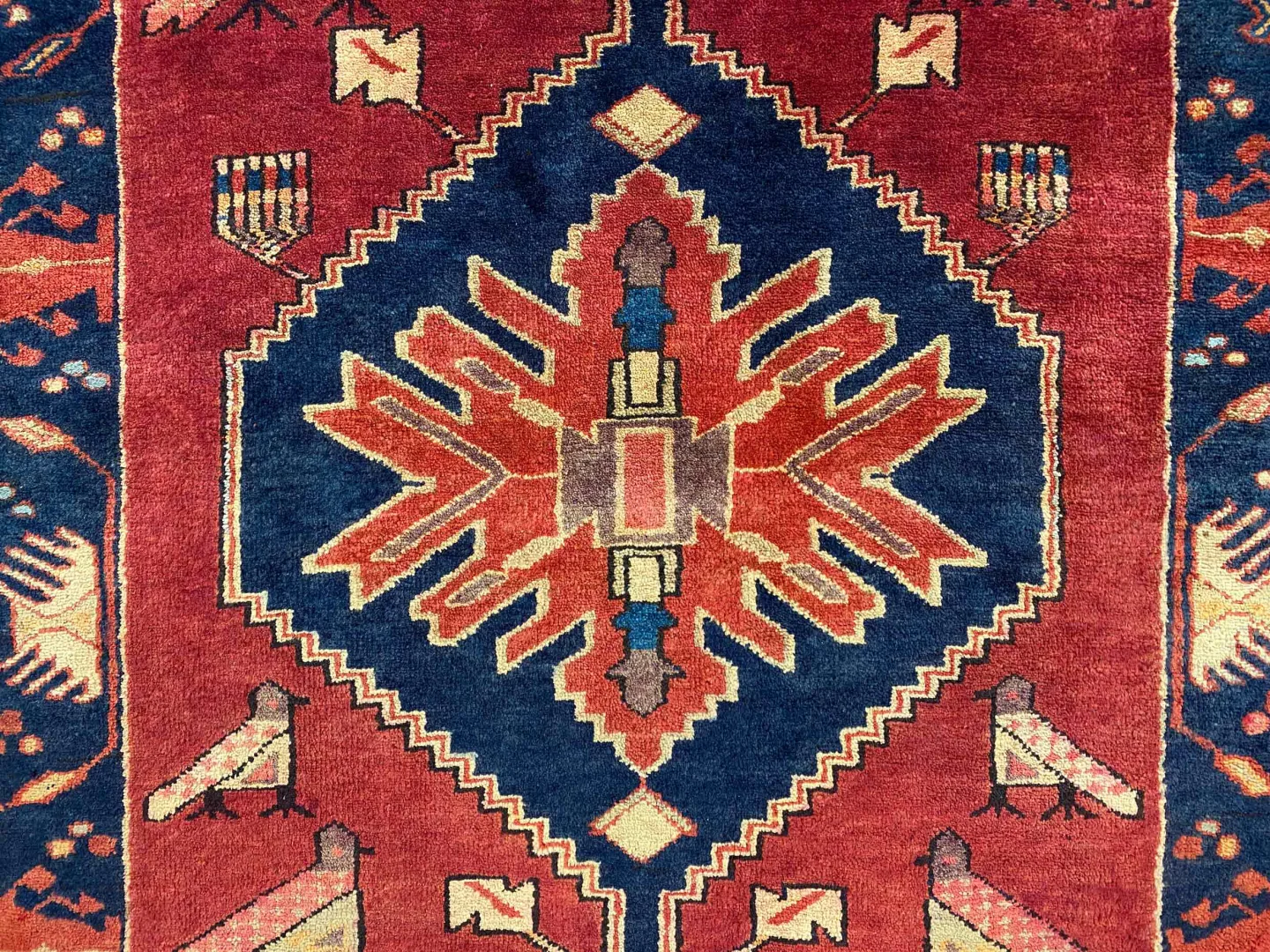 Persian Rug Meshkin 293 x 105 cm Wool Hand-knotted
