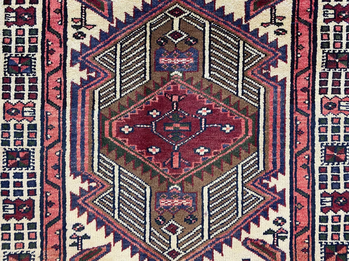 Persian Rug Meshkin 315 x 105 cm Wool Hand-knotted