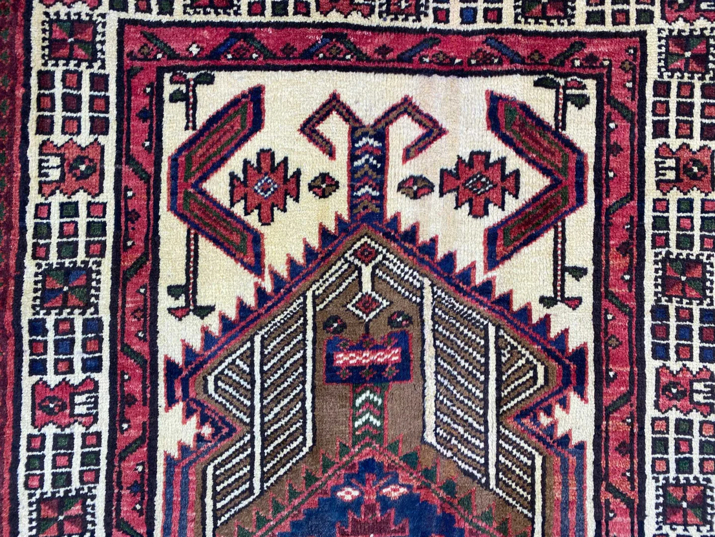 Persian Rug Meshkin 315 x 105 cm Wool Hand-knotted