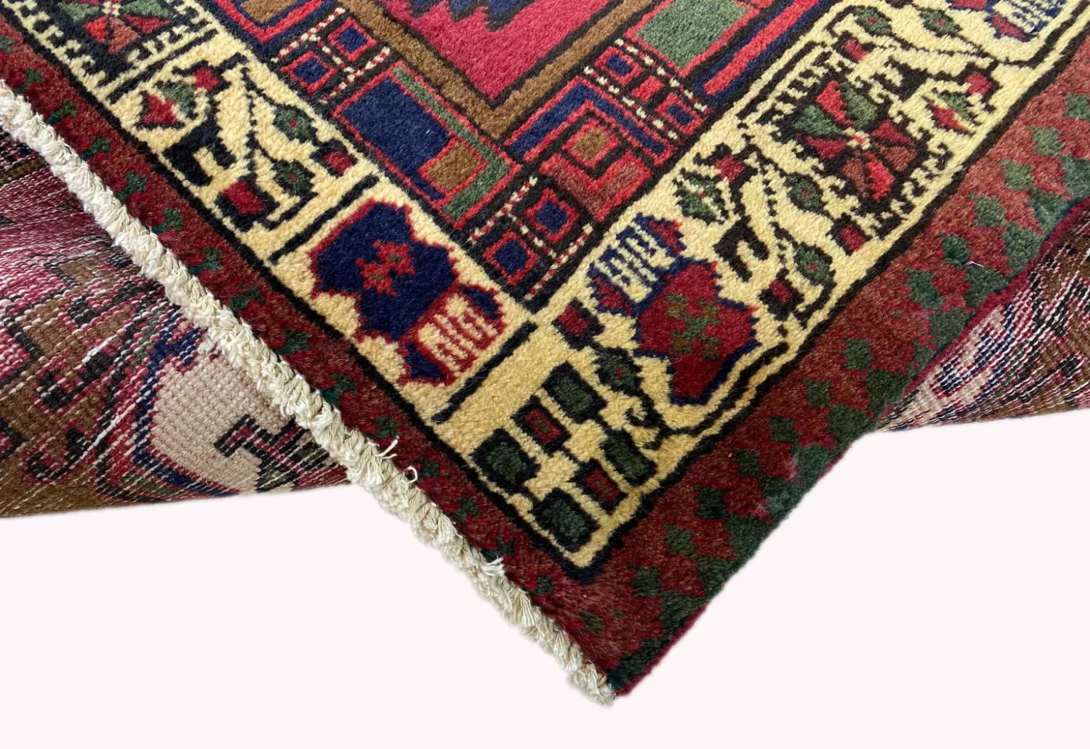 Persian Rug Meshkin 315 x 100 cm Wool Hand-knotted