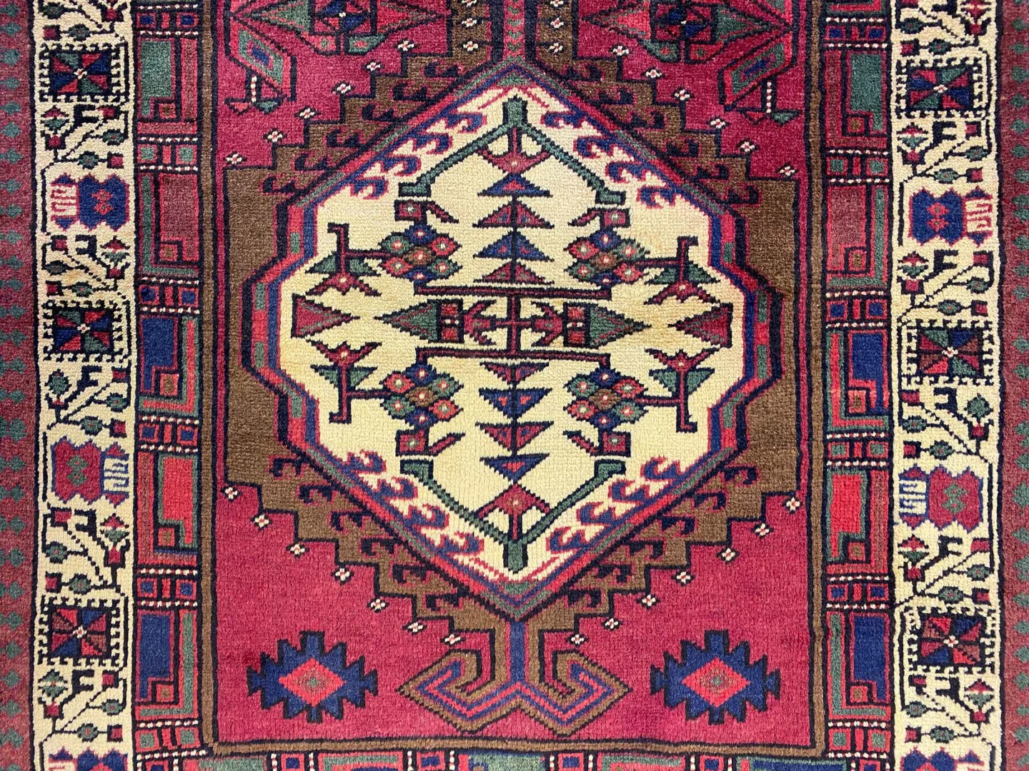 Persian Rug Meshkin 315 x 100 cm Wool Hand-knotted