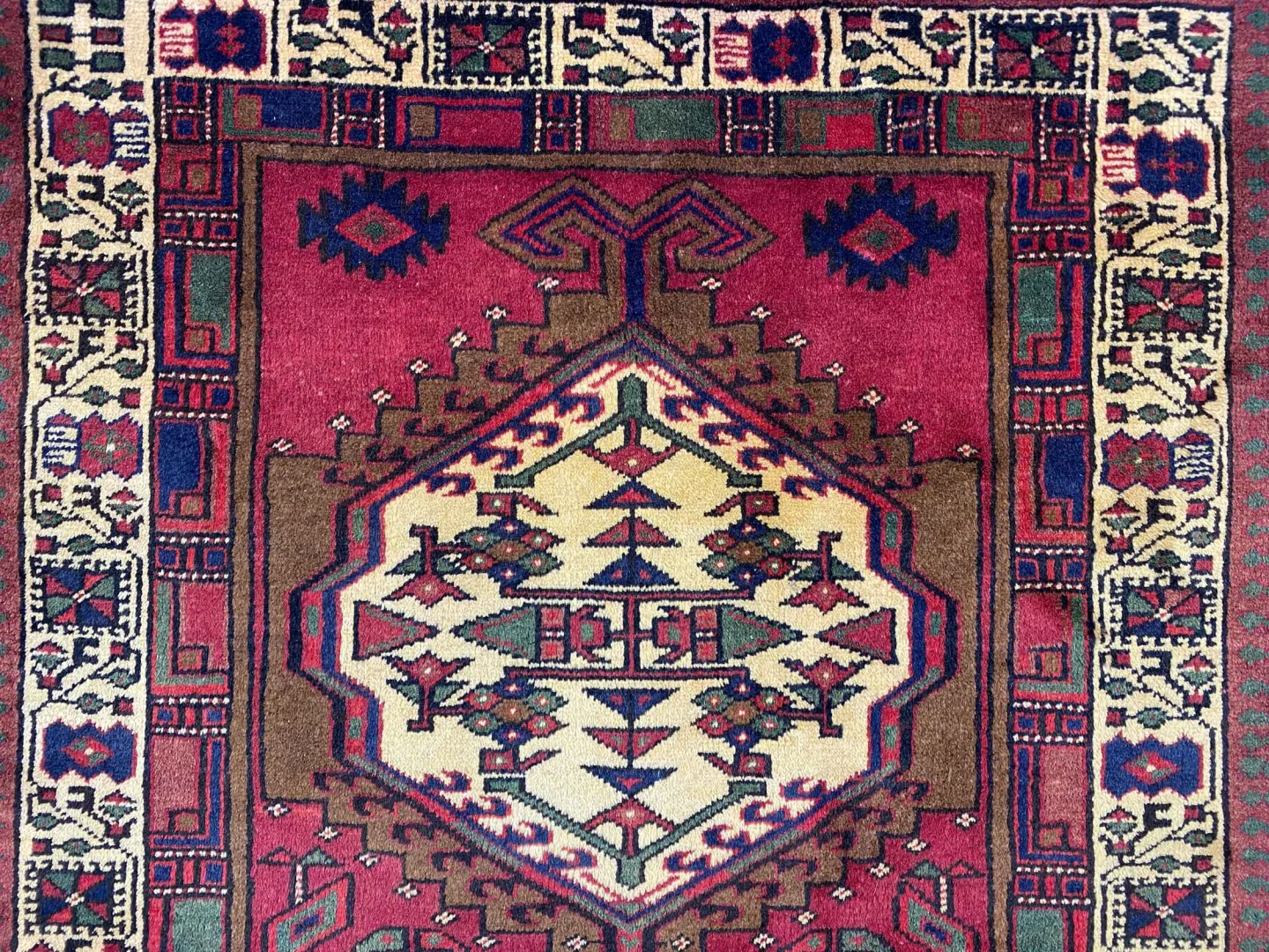 Persian Rug Meshkin 315 x 100 cm Wool Hand-knotted
