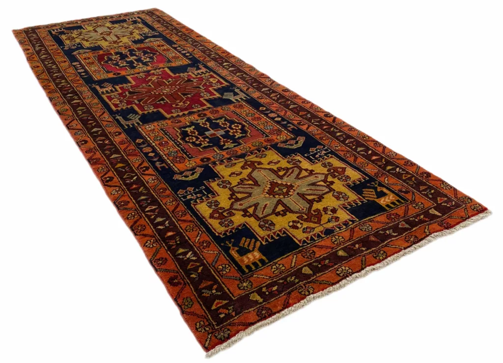 Persian Rug Meshkin 315 x 120 cm Wool Hand-knotted