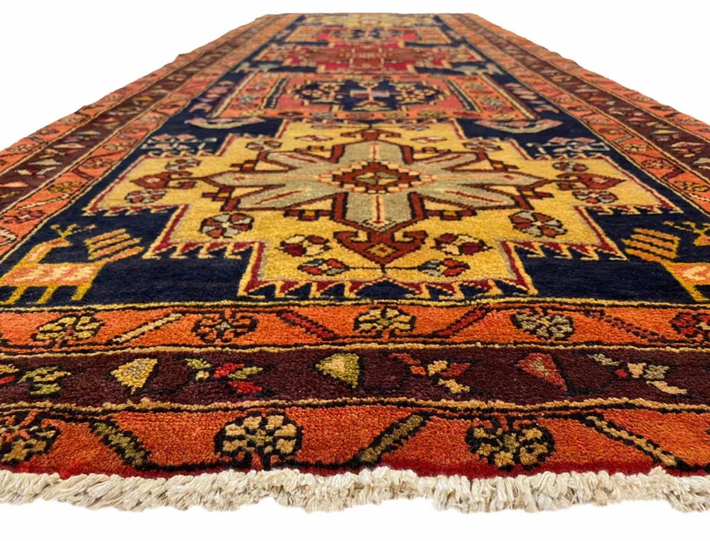 Persian Rug Meshkin 315 x 120 cm Wool Hand-knotted