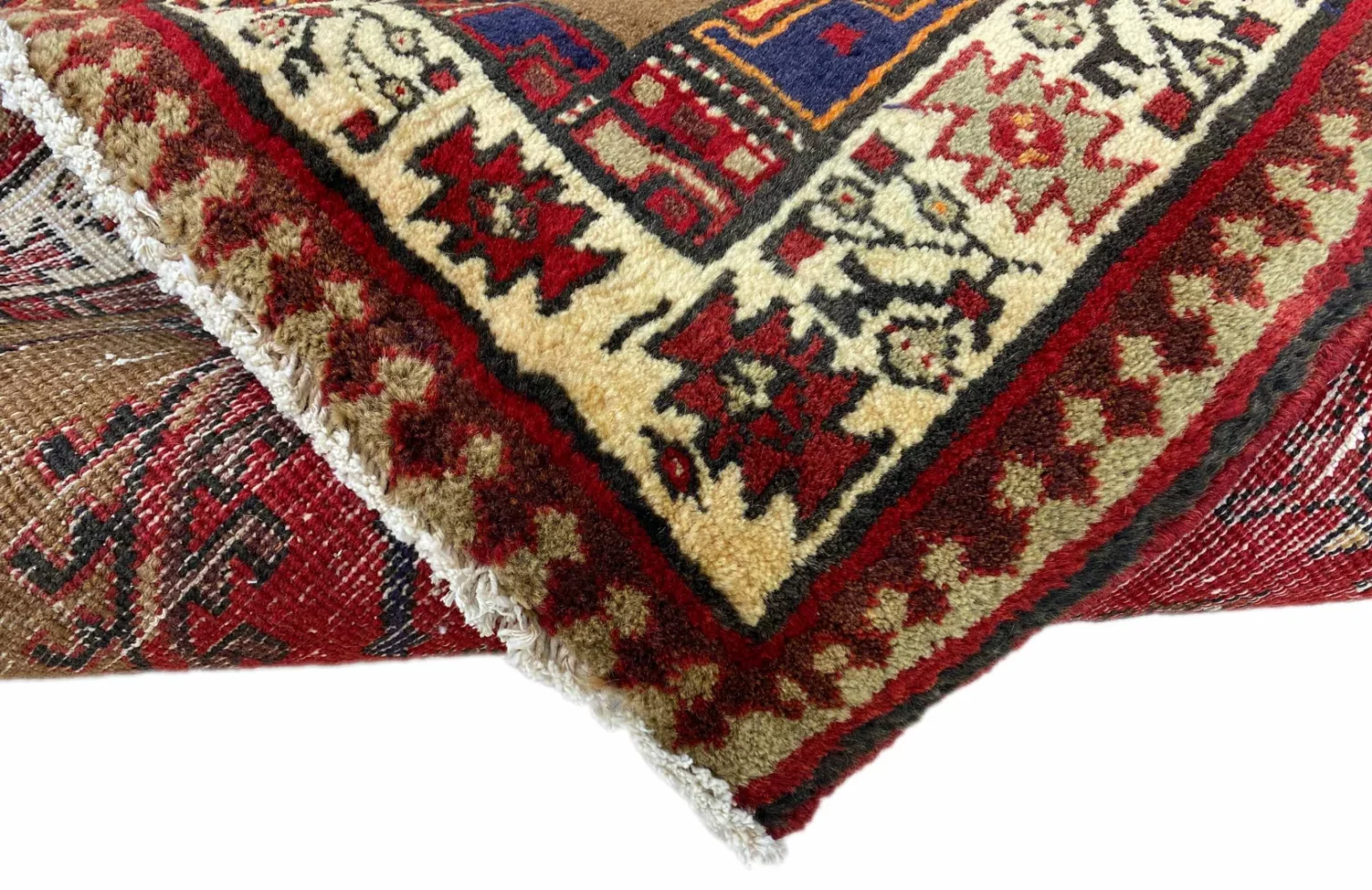 Persian Rug Meshkin 326 x 108 cm Wool Hand-knotted