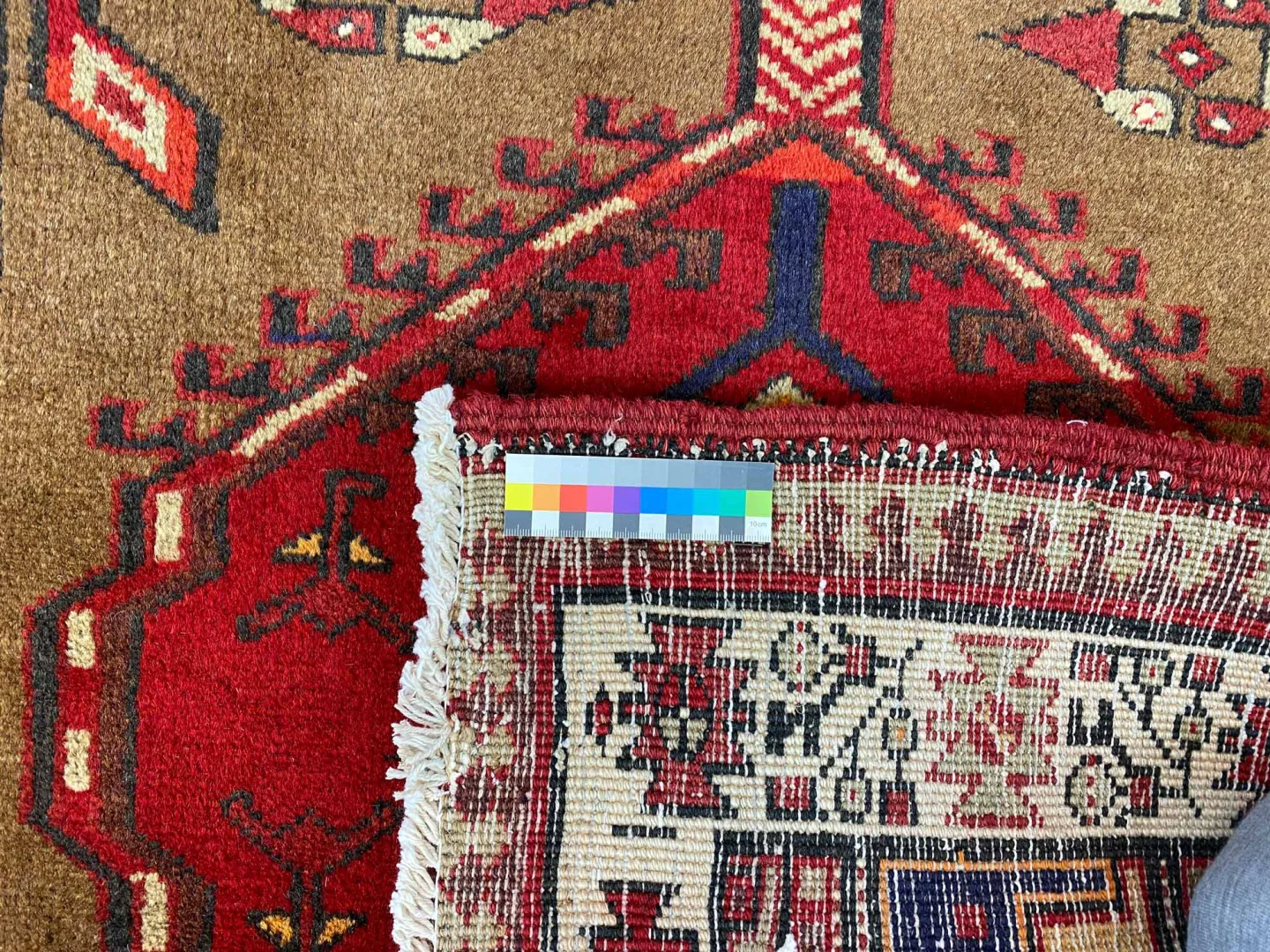 Persian Rug Meshkin 326 x 108 cm Wool Hand-knotted