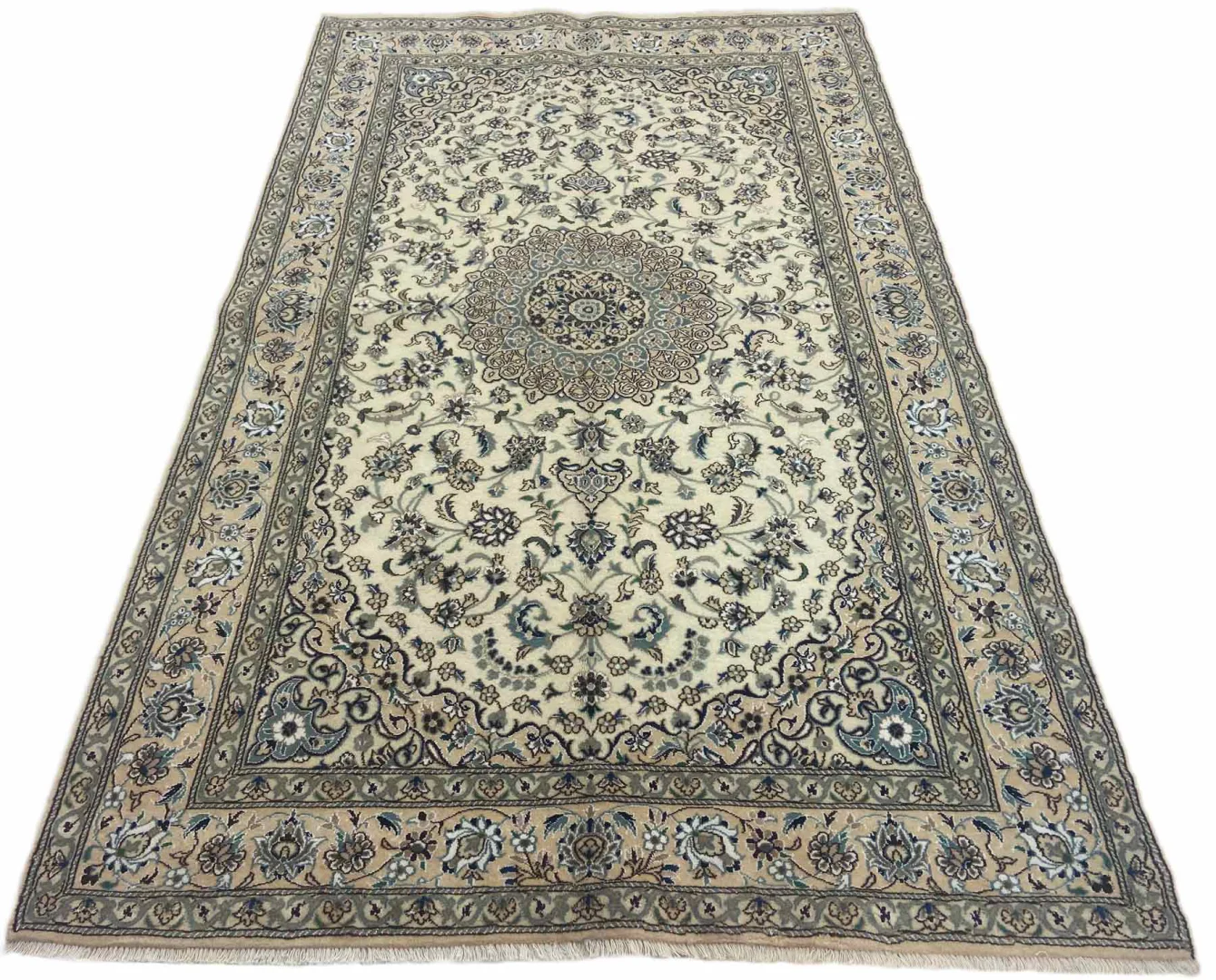 Persian Rug Nain 247 x 152 cm Wool Hand-knotted