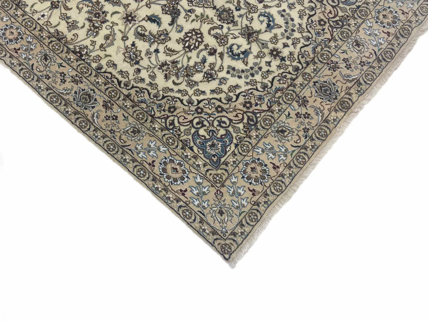 nain-9la-orientteppich-253x154-cm-florales-medaillon-handgeknupft-3 Persian Rug Nain 253 x 154 cm Wool Hand-knotted