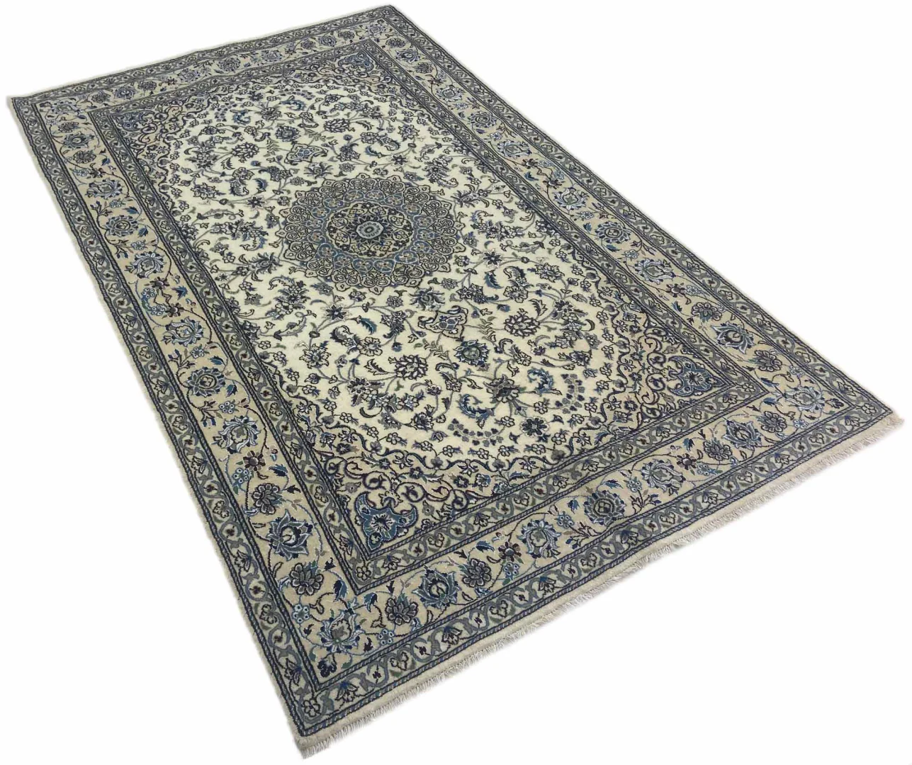Persian Rug Nain 255x157 cm Wool Hand-knotted