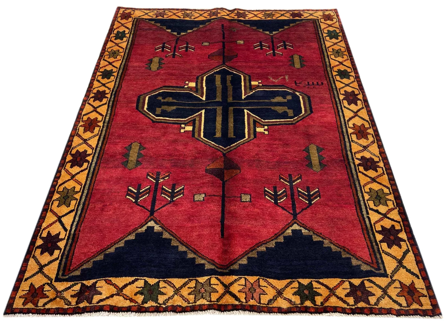 Persian Rug Shiraz 210 x 160 cm Wool Hand-knotted
