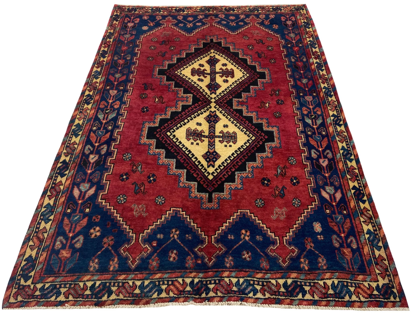 sirjan-teppich-215-x-142-cm-nimbaf-hochflor-handgeknupft-fur-teppiche-1 Persian Rug Sirjan 215 x 142 cm Wool Hand-knotted