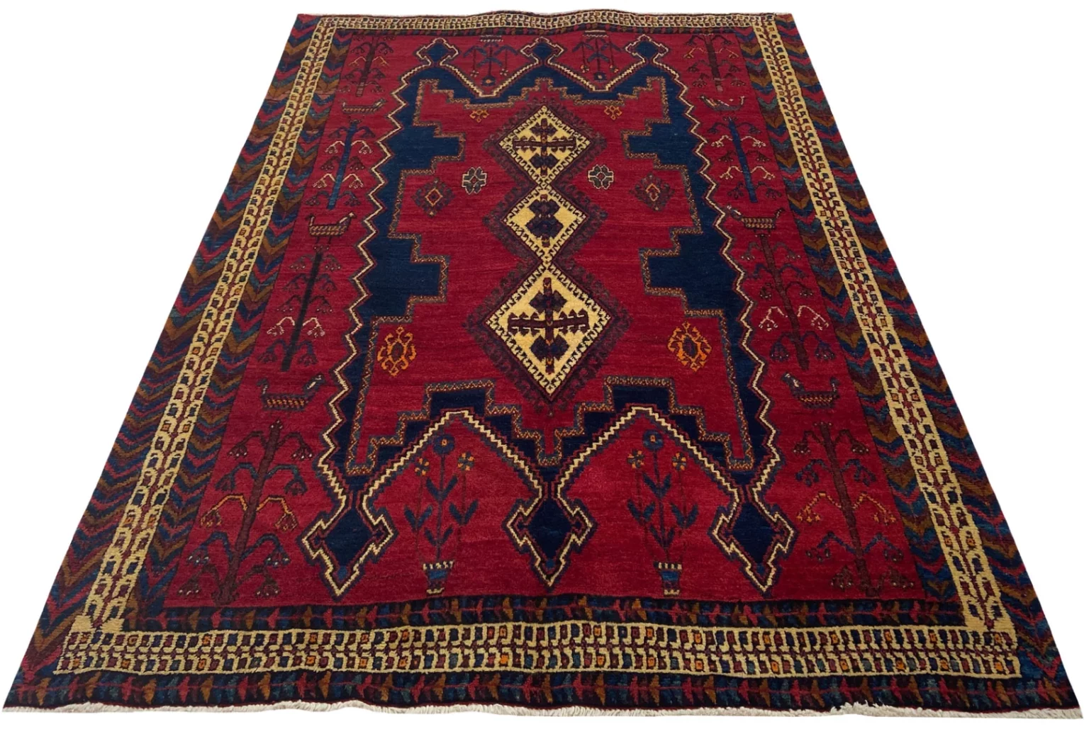 Persian Rug Sirjan 220 x 155 cm Wool Hand-knotted