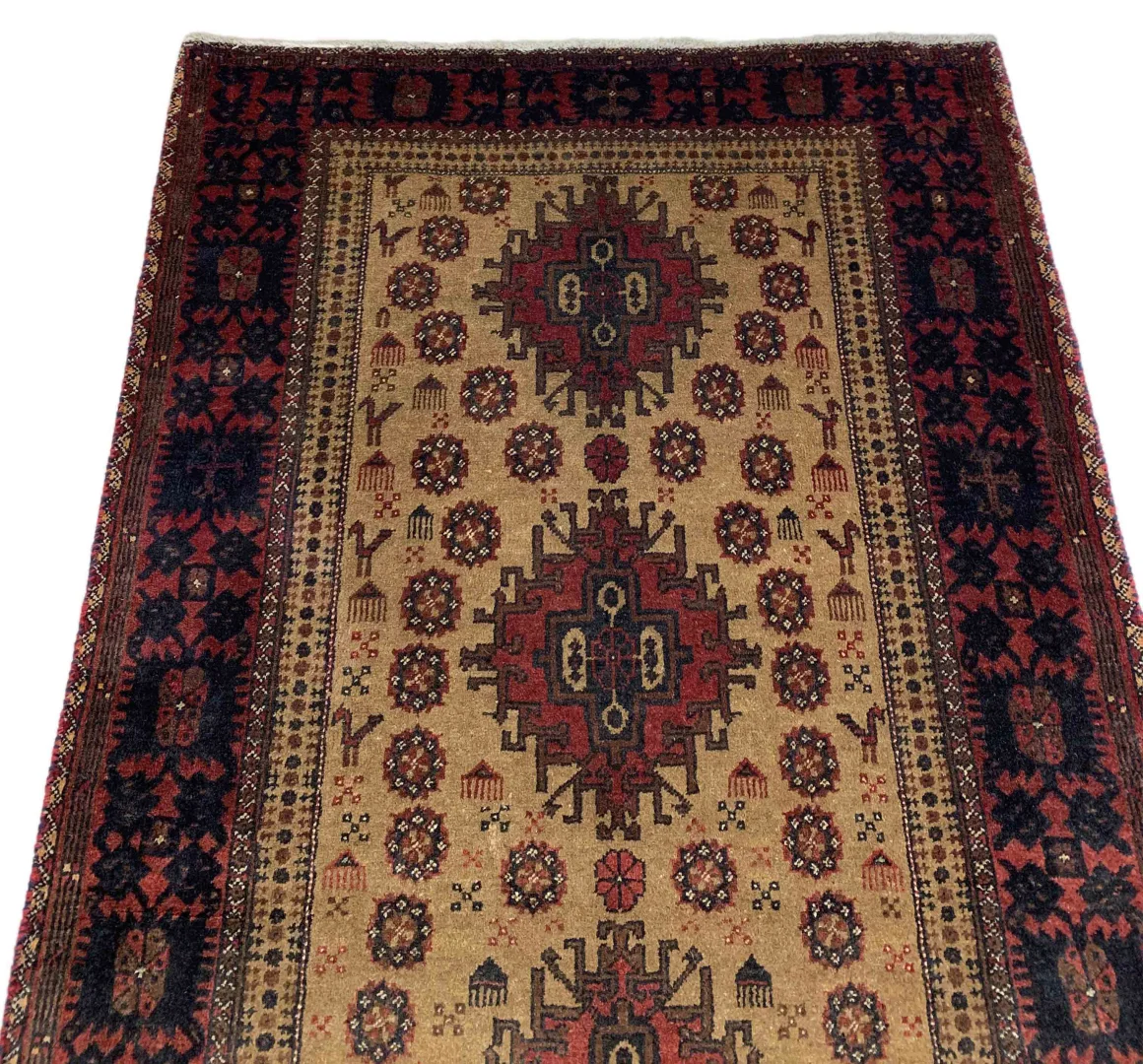balutsch-orientteppich-170x92-cm-120000-250000-knoten-handgeknupft-2 Oriental Rug Baluch 170 x 92 cm Wool Hand-knotted