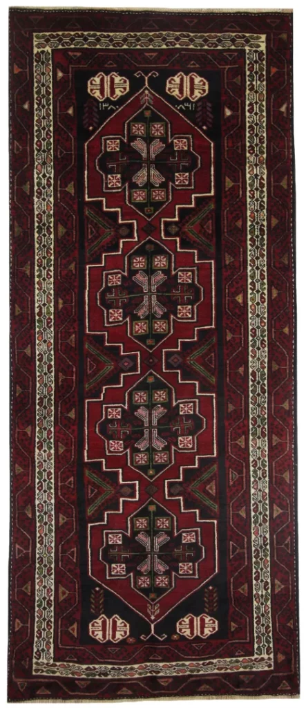 Oriental Rug Baluch 250 x 105 cm Wool Hand-knotted
