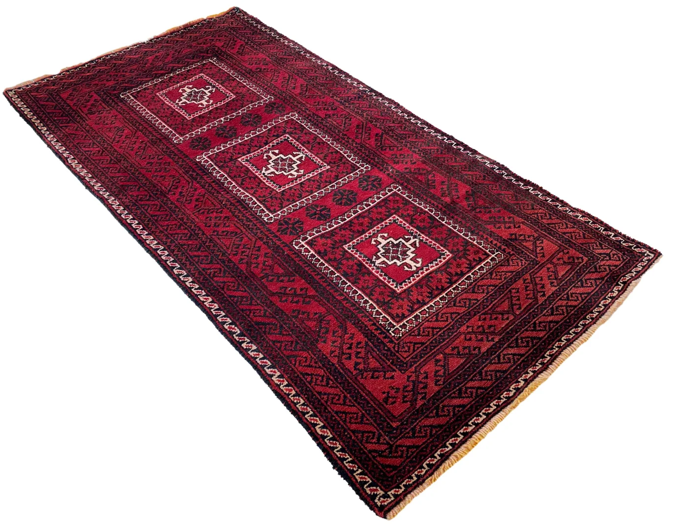 balutsch-orientteppich-186x97-cm-120000-knoten-handgeknupft-2 Oriental Rug Baluch 186 x 97 cm Wool Hand-knotted