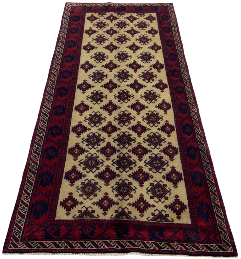belutsch-orientteppich-227x102-cm-120000-knoten-m-handgeknupft-1 Oriental Rug Baluch 227x102 cm Wool Hand-knotted