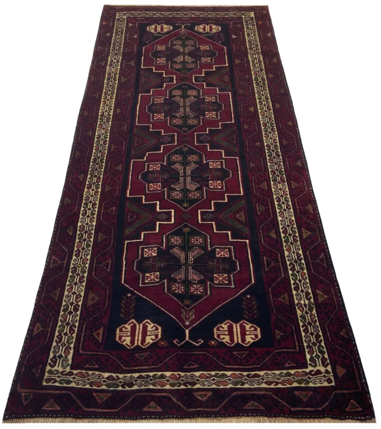 Oriental Rug Baluch 250 x 105 cm Wool Hand-knotted