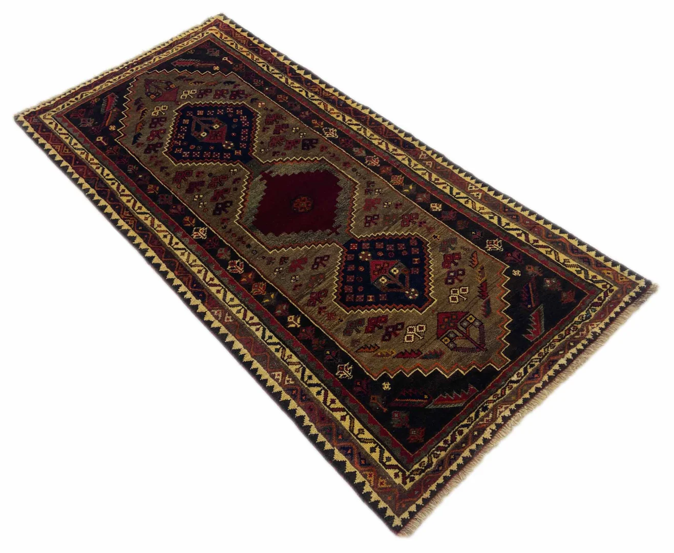Persian Rug Fars 213 x 102 cm Wool Hand-knotted