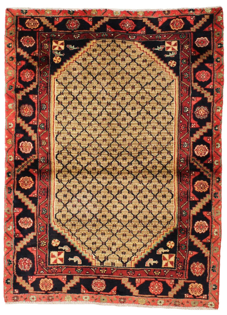 Persian Rug Hamadan 144 x 107 cm Wool Hand-knotted