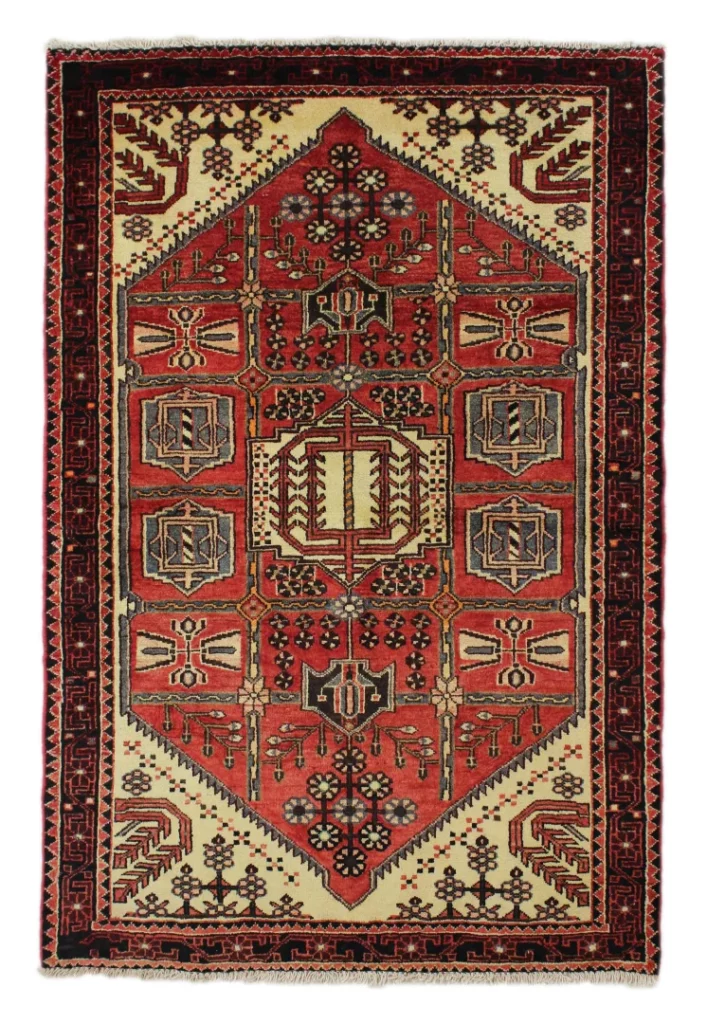 Persian Rug Hamadan 160 x 107 cm Wool Hand-knotted